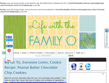 Tablet Screenshot of lifewiththefamilyo.com